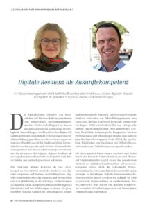 ZWM-duz Wissenschaft & Management-Kolumne "Digitale Resilienz als Zukunftskompetenz"